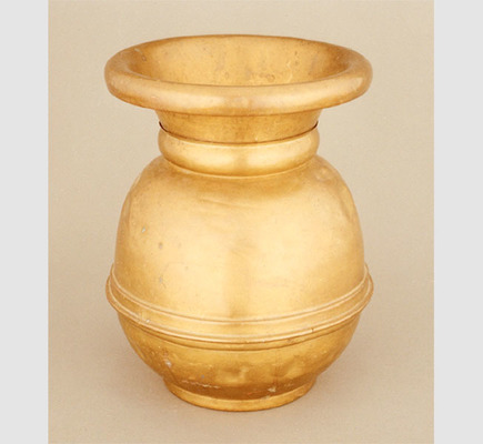 Brass spittoon