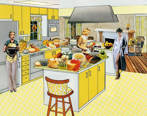 The Instant Decorator (Yellow Kitchen)