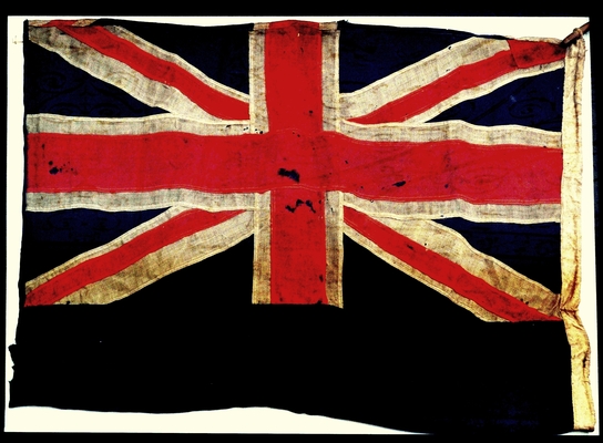 Union Jack from HMS Dublin