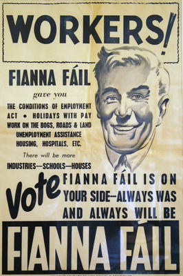 Fianna Fáil Election Poster, 1948