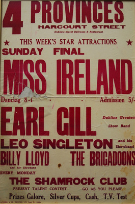 Miss Ireland Poster, 1960s