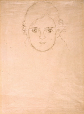 Portrait of a Girl Facing Front/Mdchenbildnis von vorne