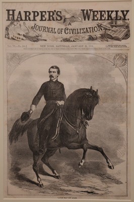 George B. McClellan on the cover of Harper's Weekly