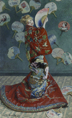 DONE 218    La Japonaise (Camille Monet in Japanese Costume)