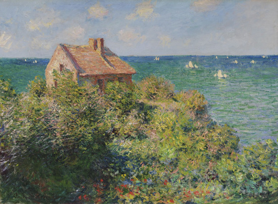 DONE 229    Fisherman’s Cottage on the Cliffs at Varengeville 