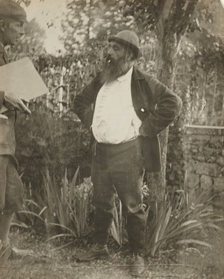 237    Letter and Photo: Monet and Thomas Sergeant Perry