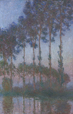 DONE 257    Poplars on the Banks of the Epte, Sunset