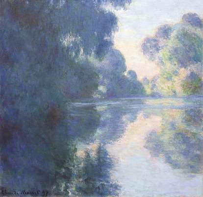 DONE 248    Morning on the Seine, near Giverny