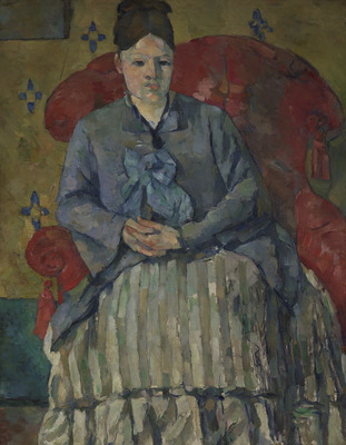 DONE 312    Madame Cézanne in a Red Armchair