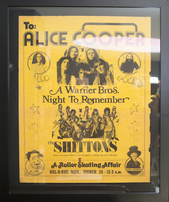 Alice Cooper Private Roller Skating Party Poster