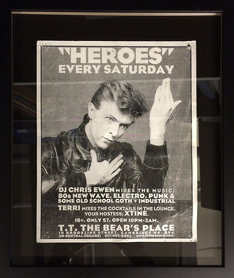 David Bowie "Heroes" Dance Night Flyer