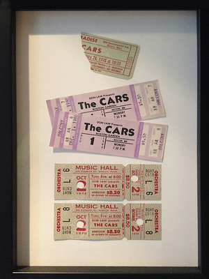 The Cars Various Concert Tickets