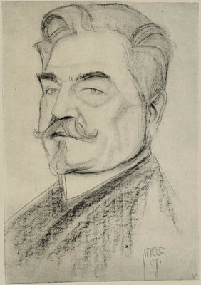 Portrait of Schiele's Uncle Leopold Czihaczek