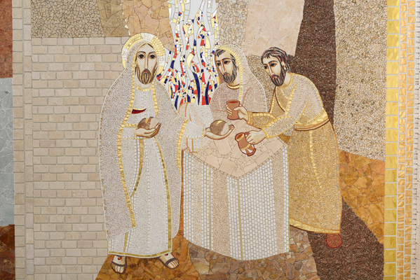 Jesus is Recognized in the Breaking of the Bread at Emmaus