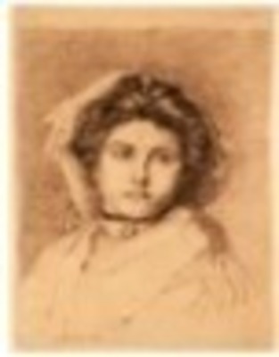 Portrait of a Lady with Neckband and Locket