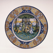 Display Dish with Orpheus Lamenting