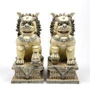 Pair of Buddhistic Lions