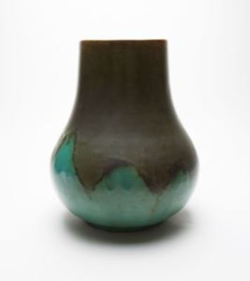 Vase with Decorative Glaze Design