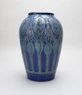 Vase with Caladium Design