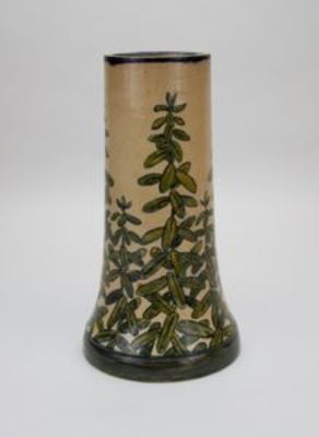 Vase with Ajuga Design