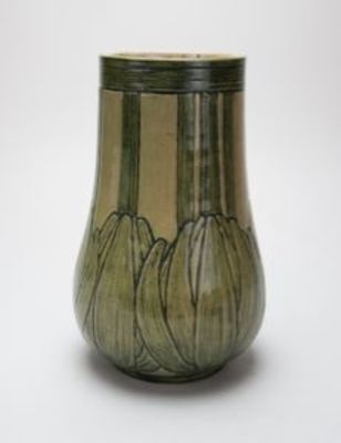 Vase with Japanese Magnolia Design