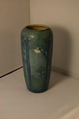 Vase with Pine Tree Design