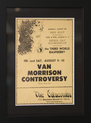 Van Morrison Controversy at The Catacombs Poster