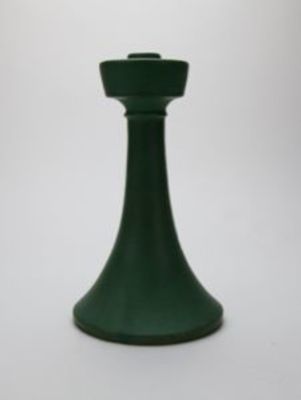 Candlestick with Green Glaze