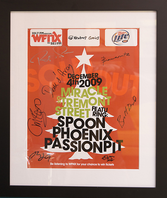 WFNX Holiday Concert Poster (signed)