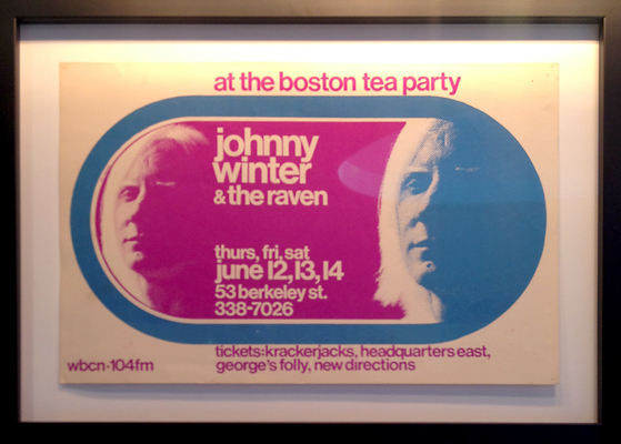 Johnny Winter at The Boston Tea Party Poster