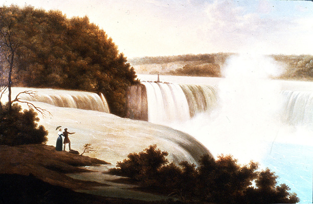 View from Niagara Falls, ca. 1820