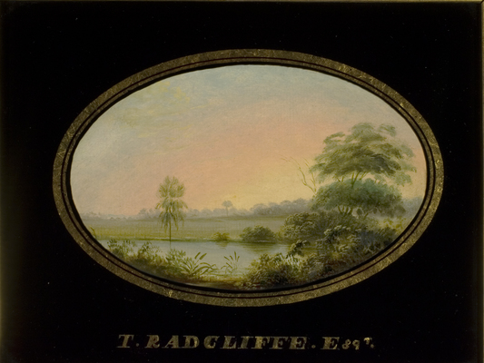 The Seat of T. Radcliffe, Esquire, View of Cuckold's Creek from Cockfield and Distant View of Combahee, ca. 1800