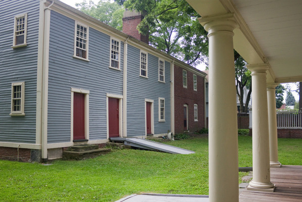 Slave Quarters from the Porch of the Royall House