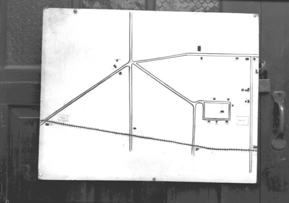 Photograph of Fay Map of Tufts College