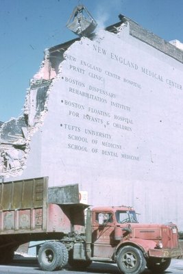 Demolition of the Tufts Medical Center