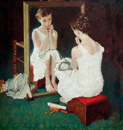 Girl at Mirror