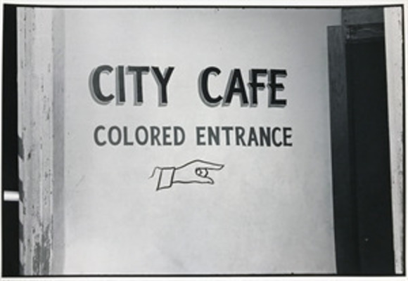 Entrance to the City Cafe, Selma