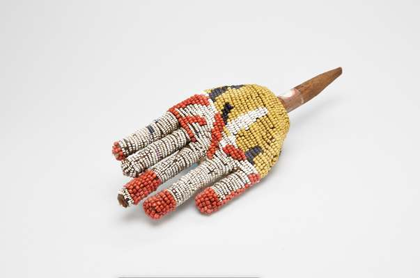 Beaded hand, West African