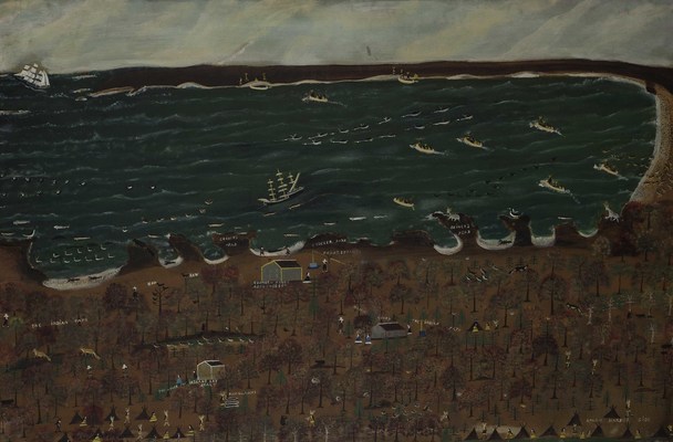 Indian Encampment at Marblehead