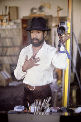 Self-Portrait with Black Hat