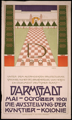 Poster for the Kunstlerkolonie exhibition, Darmstadt