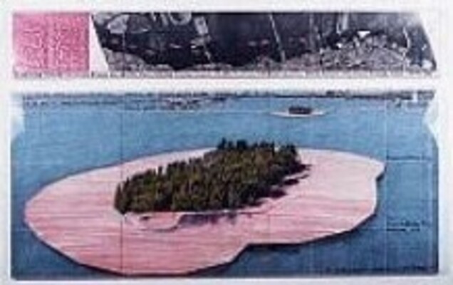 Christo - Surrounded Islands (Project for Biscayne Bay, Miami, Florida)