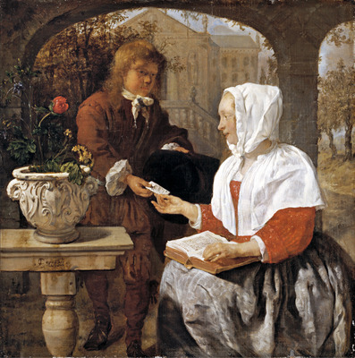  Conservation: A Lady Receiving a Letter