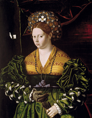 Conservation: Portrait of a Lady in a Green Dress