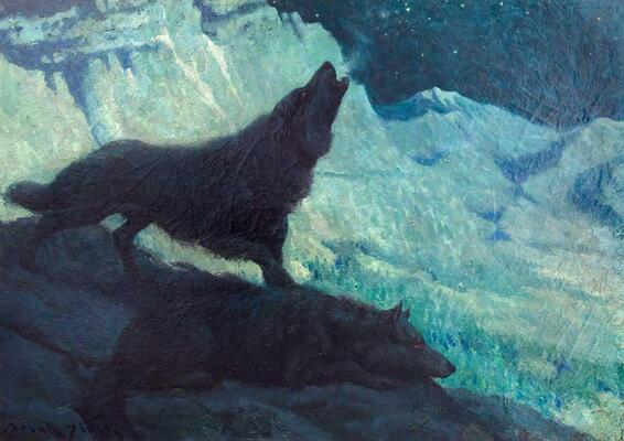 Untitled (Wolves)