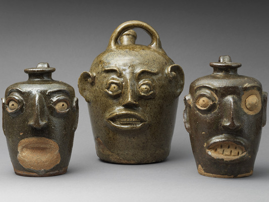 DONE 158   _______ (Potters once known), Face vessels, about 1850–85