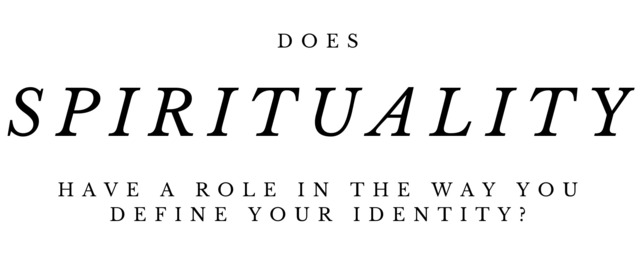 Does spirituality have a role in the way you define your identity?