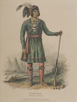 Asseola , A Seminole Leader, from History of the Intd