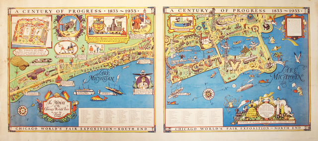 The Midway of the Chicago World’s Fair as Seen by Tony Sarg, 1933