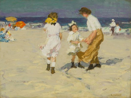 Ocean Breeze, about 1910 by Edward Henry Potthast (American, 1857–1927 ...